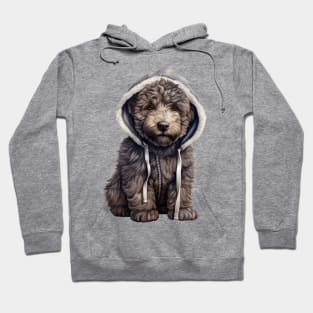 Winter Bouvier des Flandres Dog Hoodie